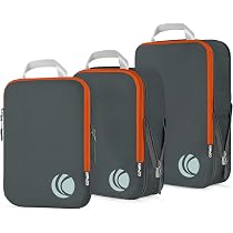 Cipway Compression Packing Cubes, 3 Set Compressible Packing Cubes